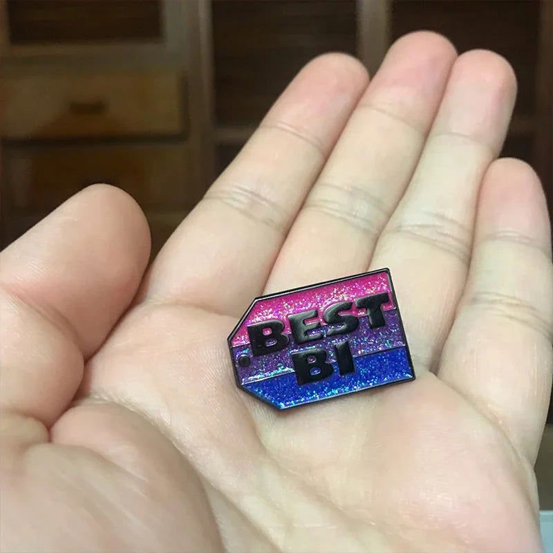 Bisexual Pride Enamel Pin - Gay Skate - Bisexual Pride Enamel Pin - Bisexual Pride Enamel Pin