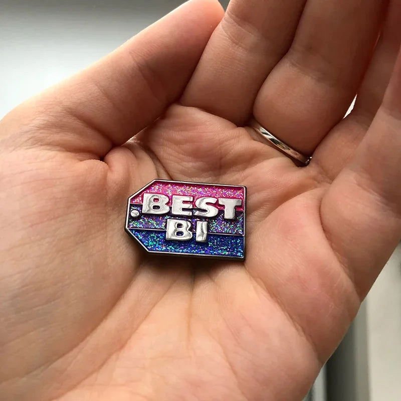 Bisexual Pride Enamel Pin - Gay Skate - Bisexual Pride Enamel Pin - Bisexual Pride Enamel Pin