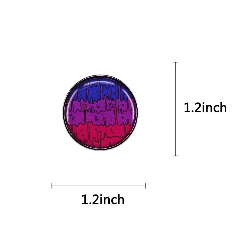 Bisexual Pride Enamel Pin - Gay Skate - Bisexual Pride Enamel Pin - Bisexual Pride Enamel Pin