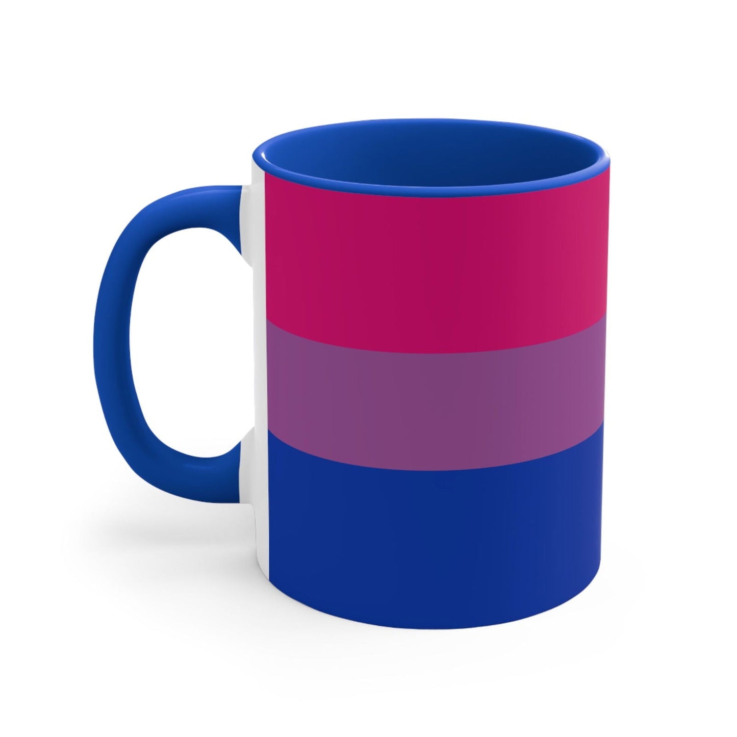 Bisexual Pride Flag colourful accent mug - Gay Skate - Bisexual Pride Flag colourful accent mug - Bisexual Pride Flag colourful accent mug