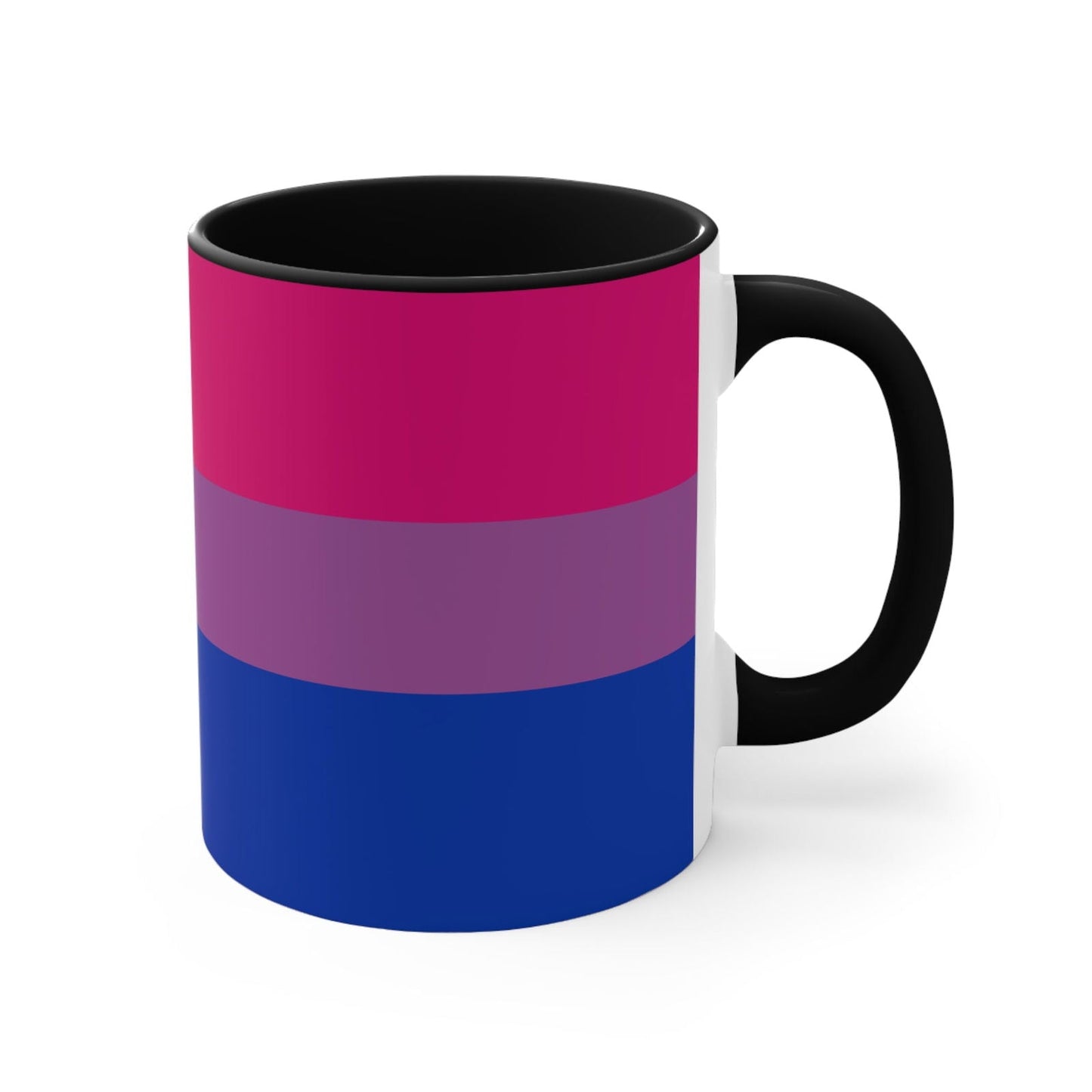 Bisexual Pride Flag colourful accent mug - Gay Skate - Bisexual Pride Flag colourful accent mug - Bisexual Pride Flag colourful accent mug