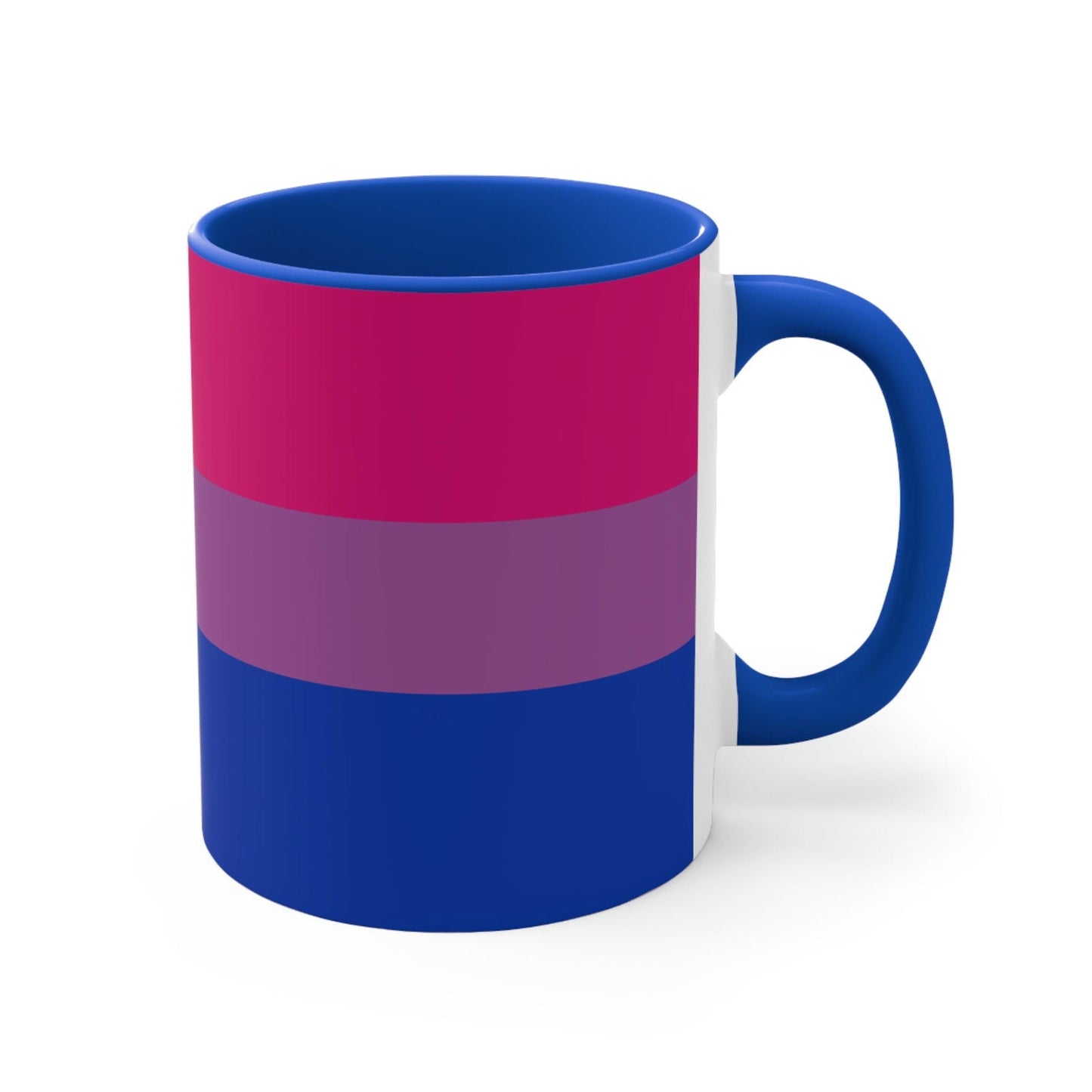 Bisexual Pride Flag colourful accent mug - Gay Skate - Bisexual Pride Flag colourful accent mug - Bisexual Pride Flag colourful accent mug