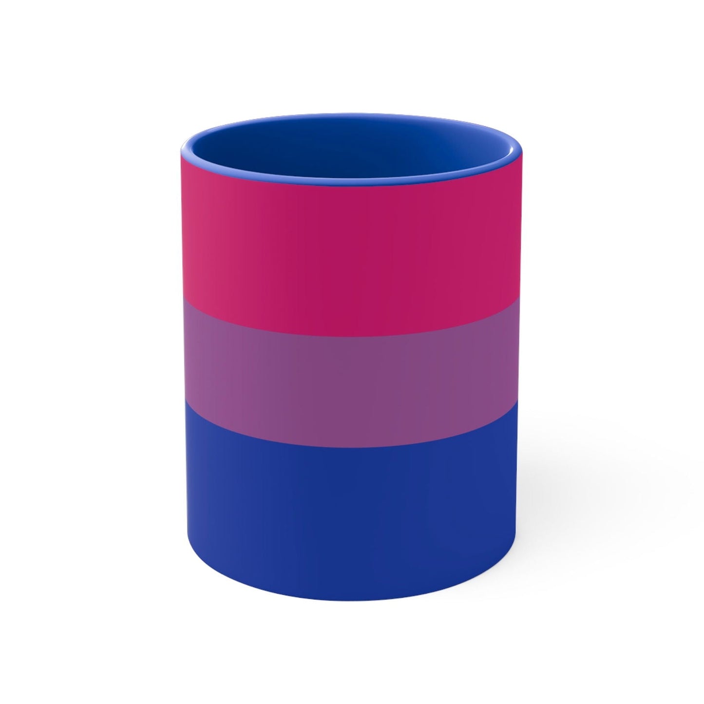 Bisexual Pride Flag colourful accent mug - Gay Skate - Bisexual Pride Flag colourful accent mug - Bisexual Pride Flag colourful accent mug