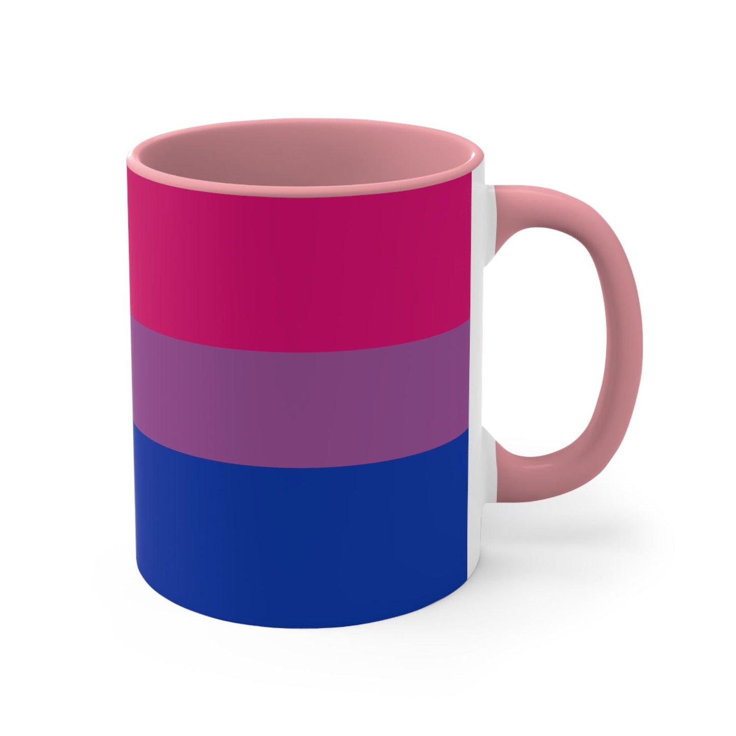 Bisexual Pride Flag colourful accent mug - Gay Skate - Bisexual Pride Flag colourful accent mug - Bisexual Pride Flag colourful accent mug