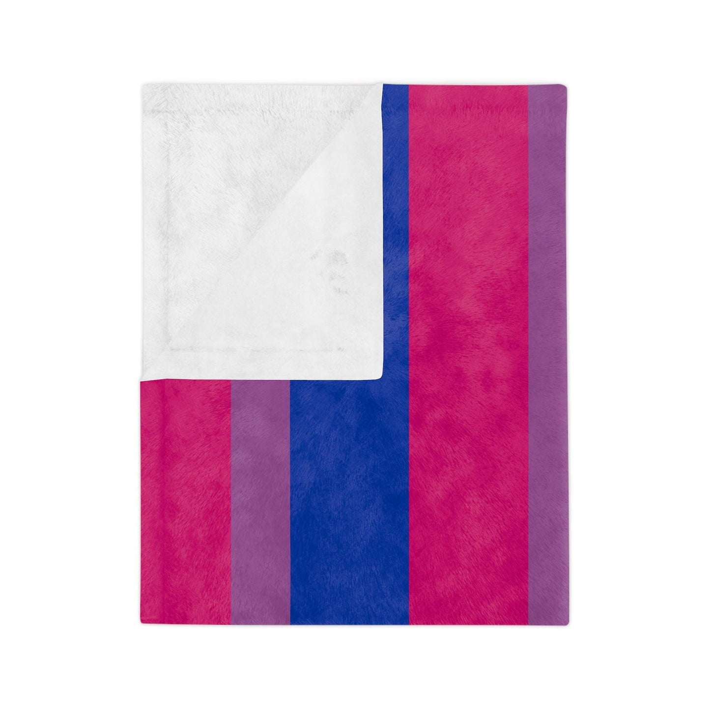 Bisexual Pride Flag - Velveteen Microfiber Blanket - Gay Skate - Bisexual Pride Flag - Velveteen Microfiber Blanket - Bisexual Pride Flag - Velveteen Microfiber Blanket