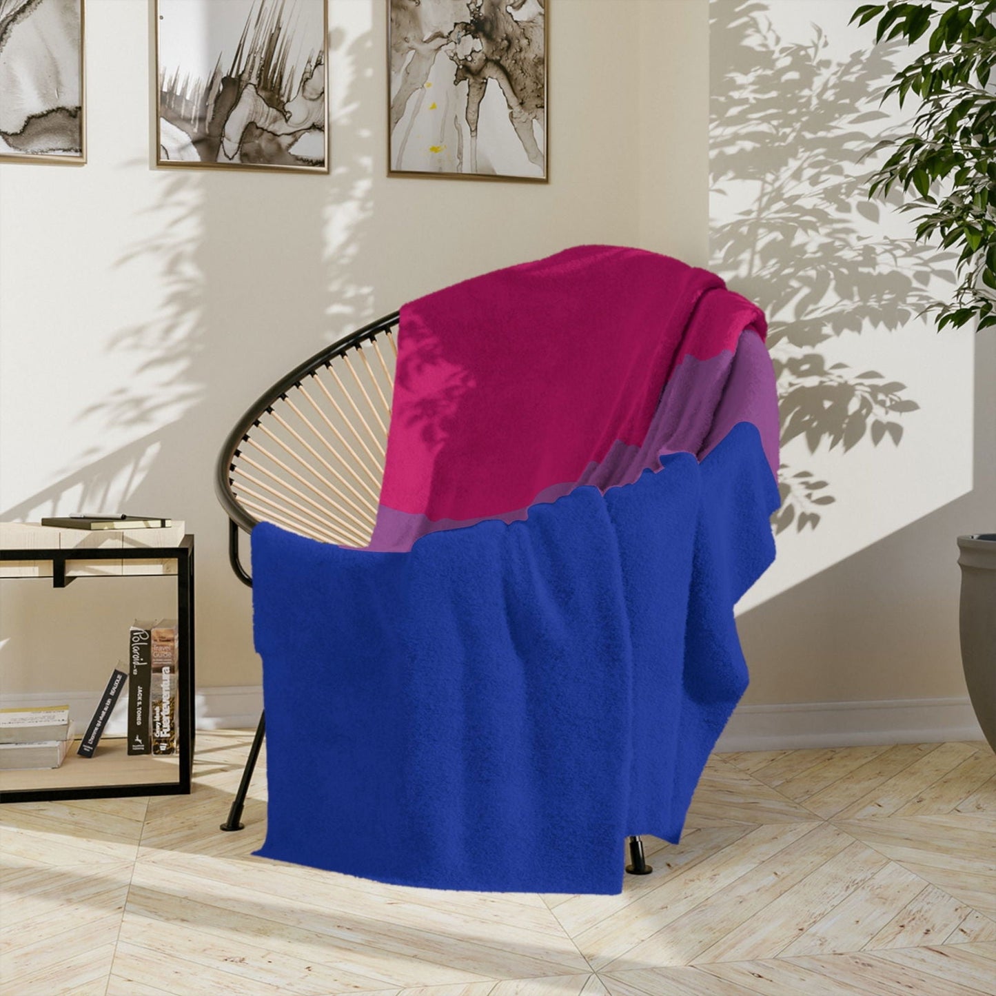 Bisexual Pride Flag - Velveteen Microfiber Blanket - Gay Skate - Bisexual Pride Flag - Velveteen Microfiber Blanket - Bisexual Pride Flag - Velveteen Microfiber Blanket