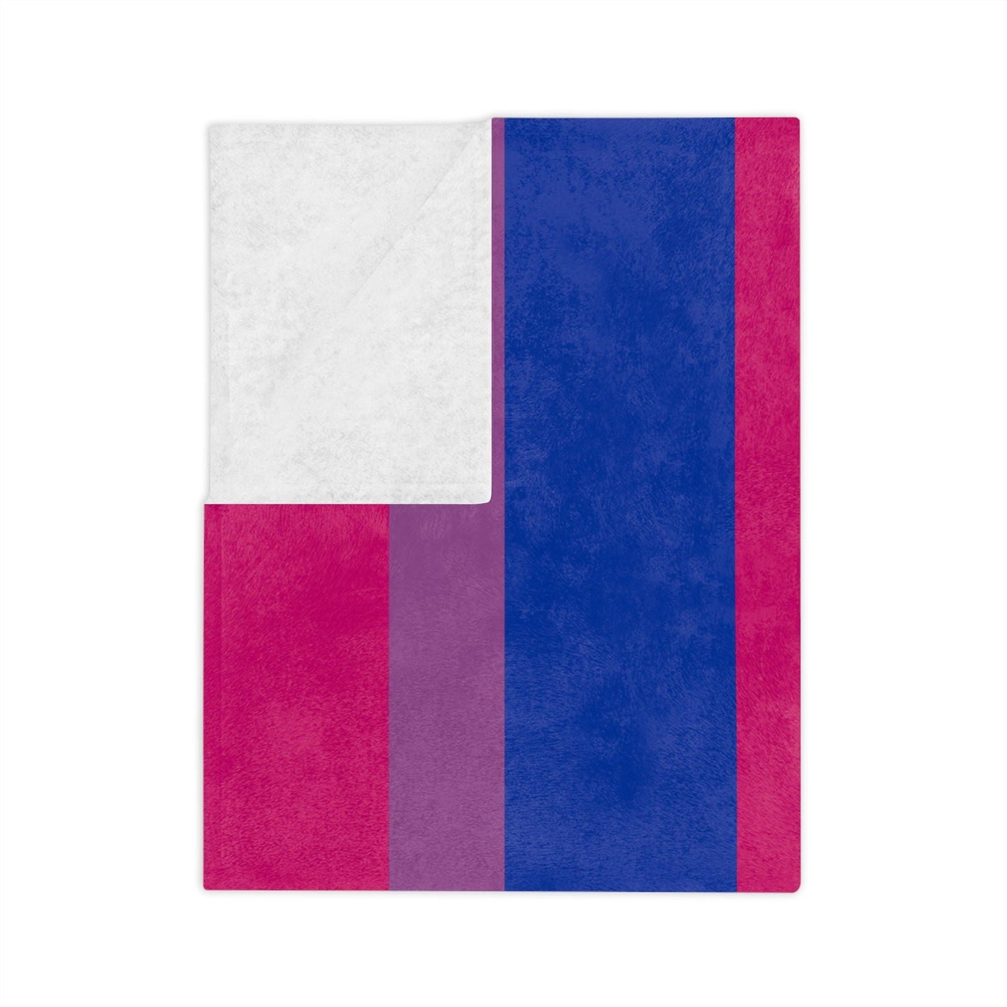 Bisexual Pride Flag - Velveteen Microfiber Blanket - Gay Skate - Bisexual Pride Flag - Velveteen Microfiber Blanket - Bisexual Pride Flag - Velveteen Microfiber Blanket