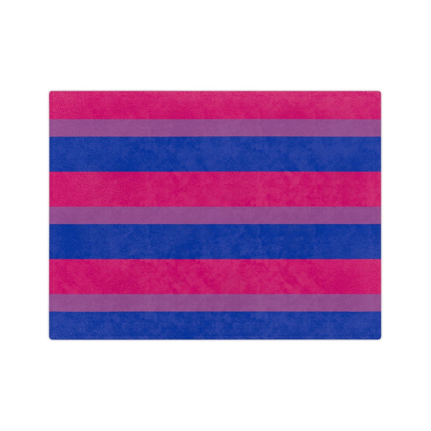 Bisexual Pride Flag - Velveteen Microfiber Blanket - Gay Skate - Bisexual Pride Flag - Velveteen Microfiber Blanket - Bisexual Pride Flag - Velveteen Microfiber Blanket