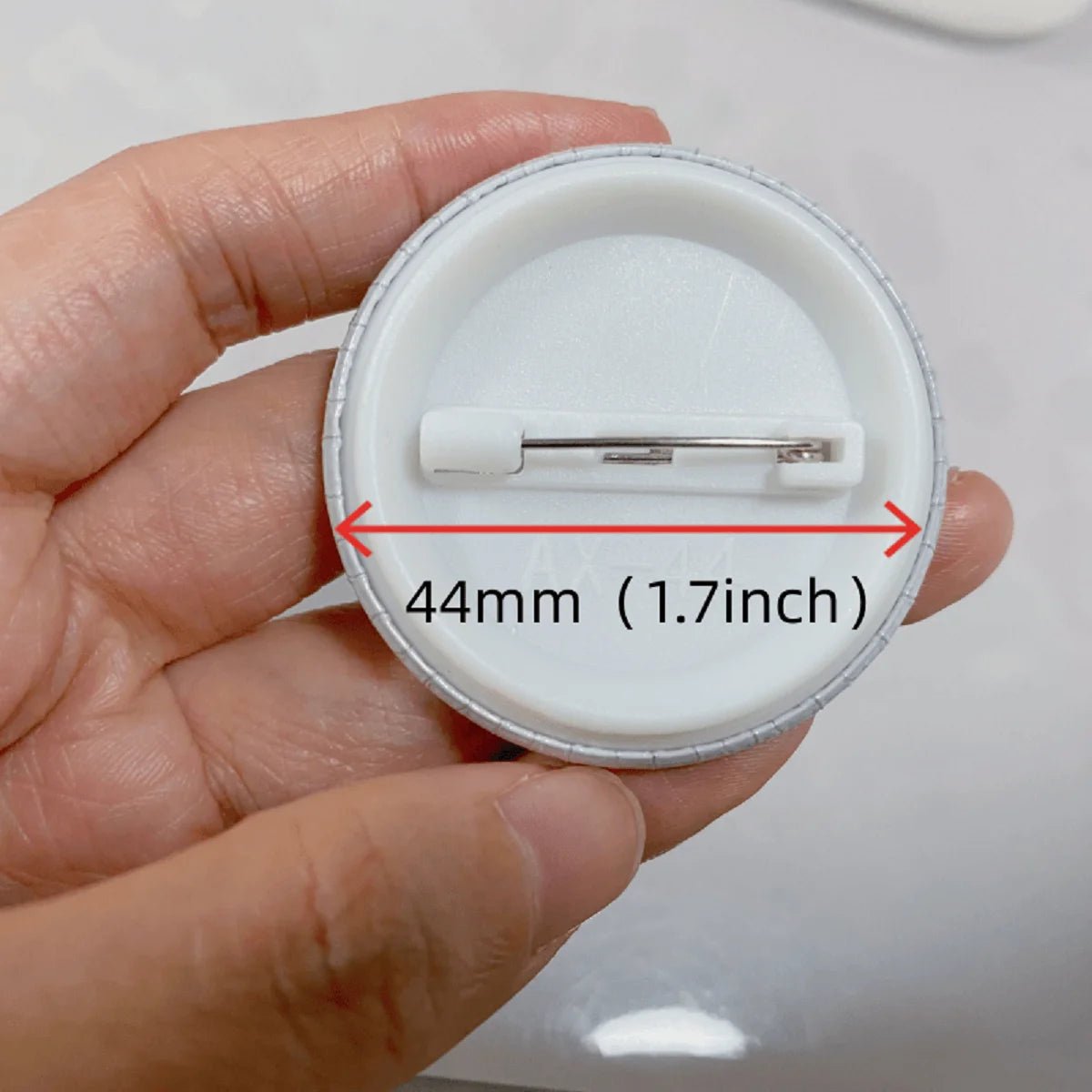 Butch retro button badge
