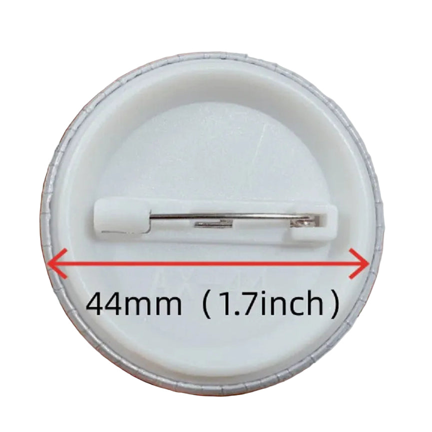Butch retro button badge