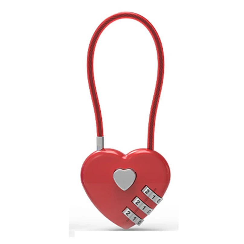 Combination Love Heart Padlock - Gay Skate - Combination Love Heart Padlock - Combination Love Heart Padlock