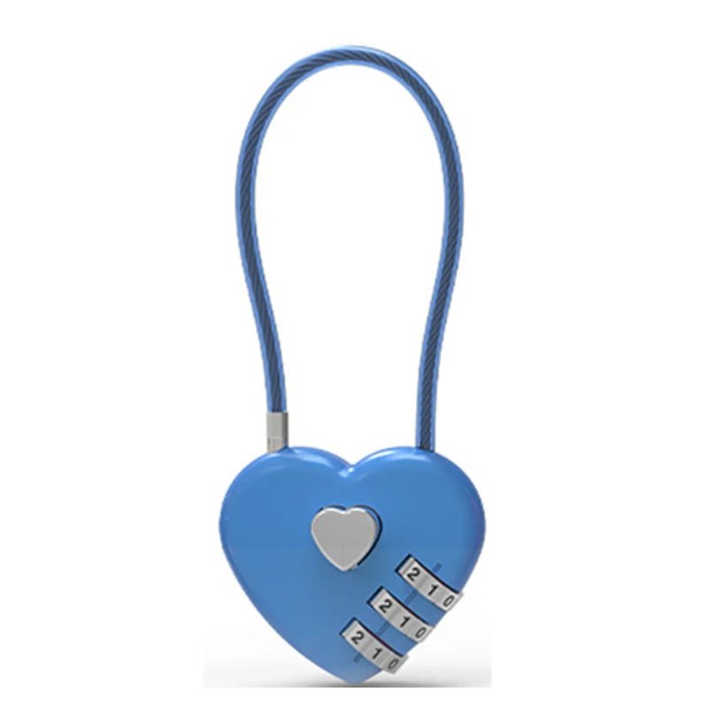 Combination Love Heart Padlock - Gay Skate - Combination Love Heart Padlock - Combination Love Heart Padlock