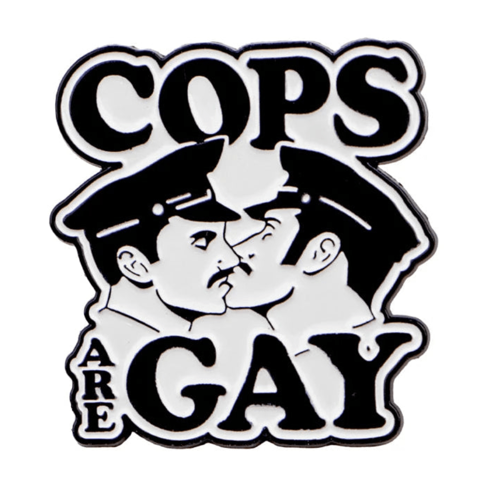 Cops Are Gay - enamel pin