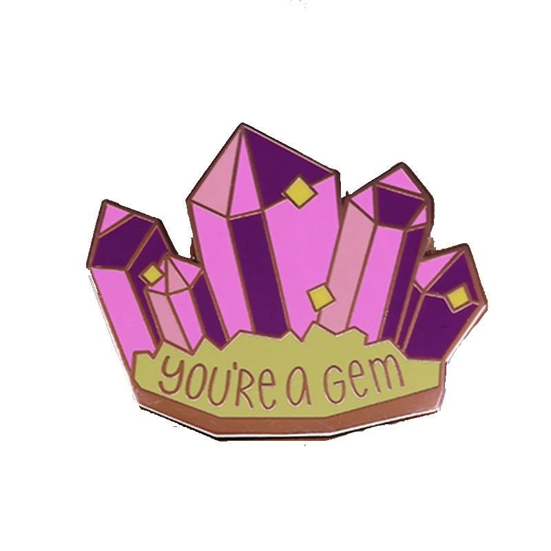 Crystal Queer enamel pin - Gay Skate - Crystal Queer enamel pin - Crystal Queer enamel pin