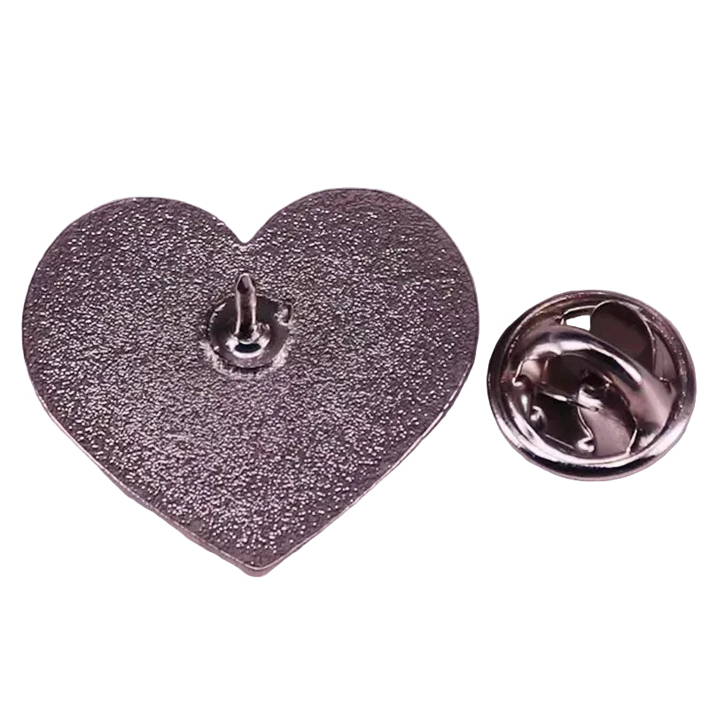 Cunt pink love heart - enamel pin