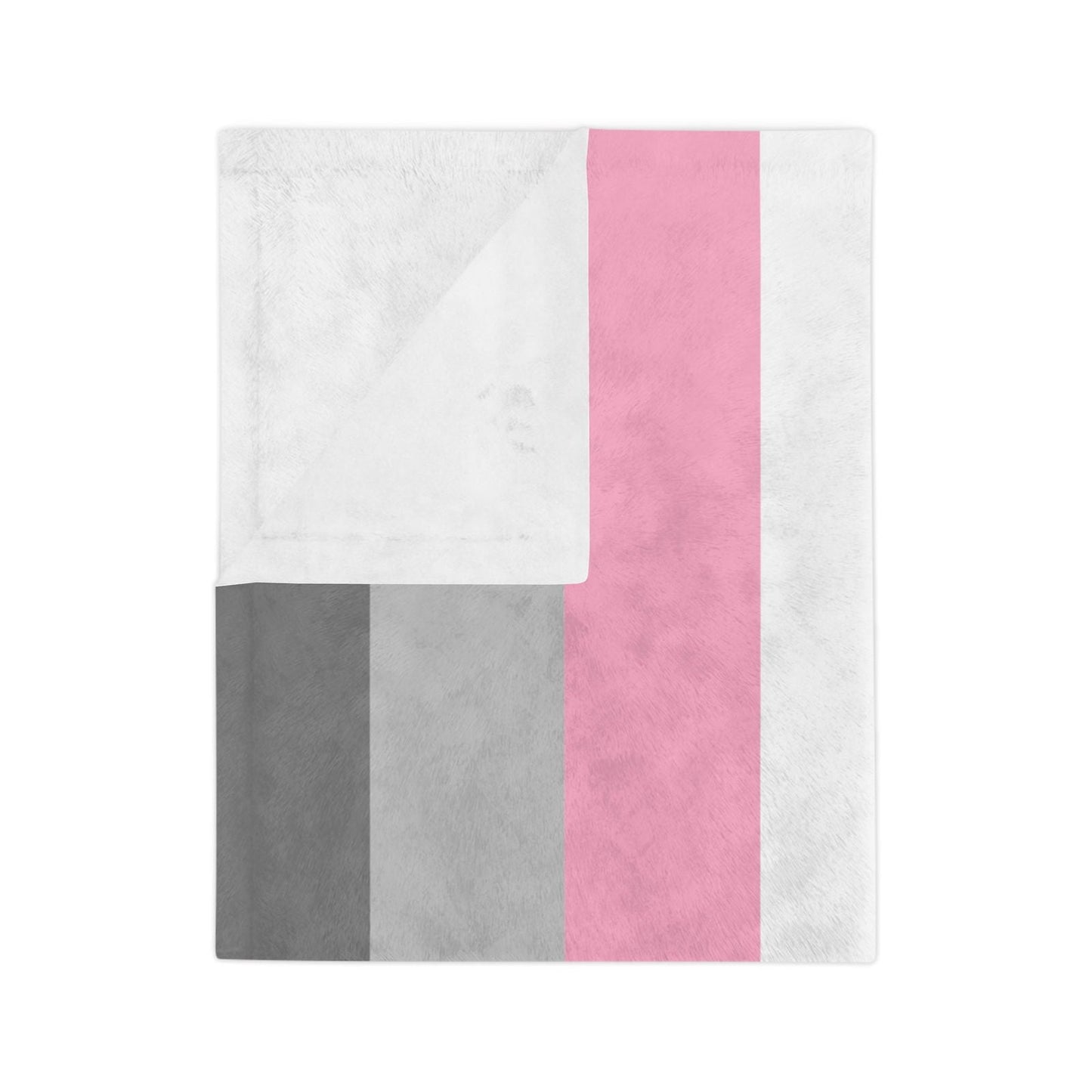 Demigirl Pride Flag - Velveteen Microfiber Blanket - Gay Skate - Demigirl Pride Flag - Velveteen Microfiber Blanket - Demigirl Pride Flag - Velveteen Microfiber Blanket