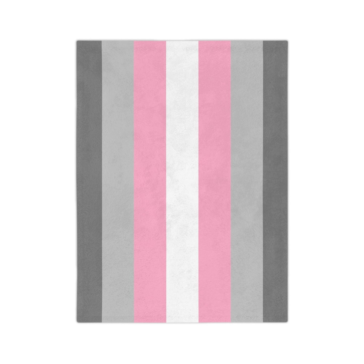 Demigirl Pride Flag - Velveteen Microfiber Blanket - Gay Skate - Demigirl Pride Flag - Velveteen Microfiber Blanket - Demigirl Pride Flag - Velveteen Microfiber Blanket