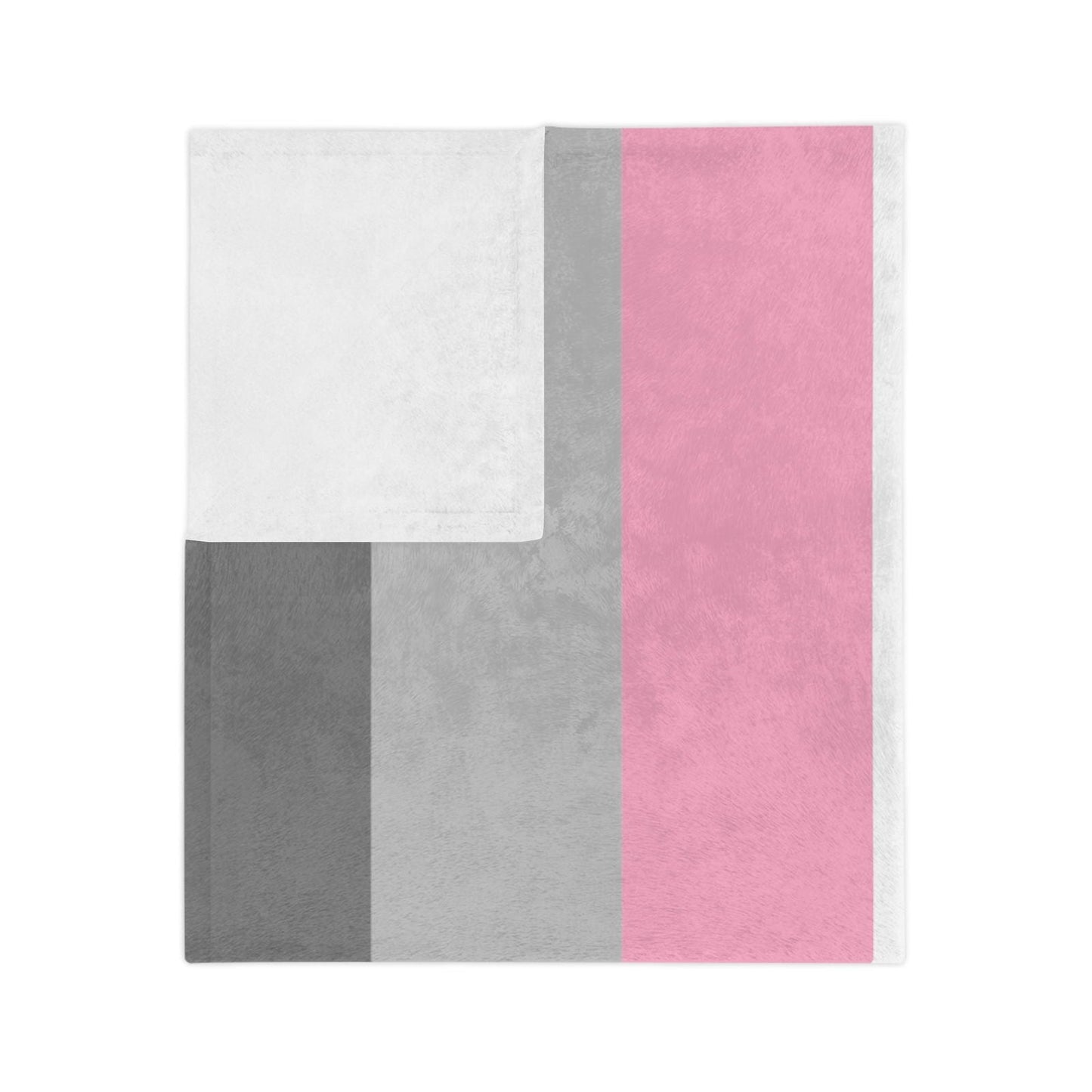 Demigirl Pride Flag - Velveteen Microfiber Blanket - Gay Skate - Demigirl Pride Flag - Velveteen Microfiber Blanket - Demigirl Pride Flag - Velveteen Microfiber Blanket