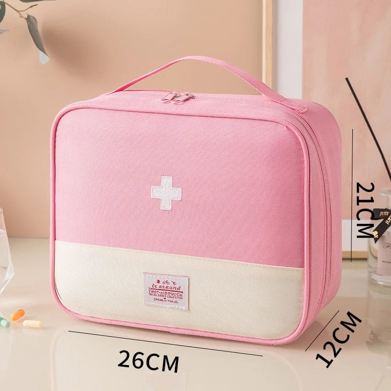 Vibrant pink, yellow, red and blue kawaii first aid kit bags for all types of skaters. Small, medium and large zip up bags perfect to store medication and first aid supplies.