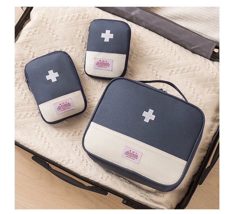 Vibrant pink, yellow, red and blue cute kawaii first aid kit bags for all types of skaters. Small, medium and large zip up bags perfect to store medication and first aid supplies. For all kinds of skaters and athletes.