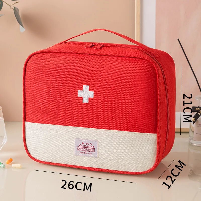 Vibrant pink, yellow, red and blue kawaii first aid kit bags for all types of skaters. Small, medium and large zip up bags perfect to store medication and first aid supplies. For all kinds of skaters and athletes.
