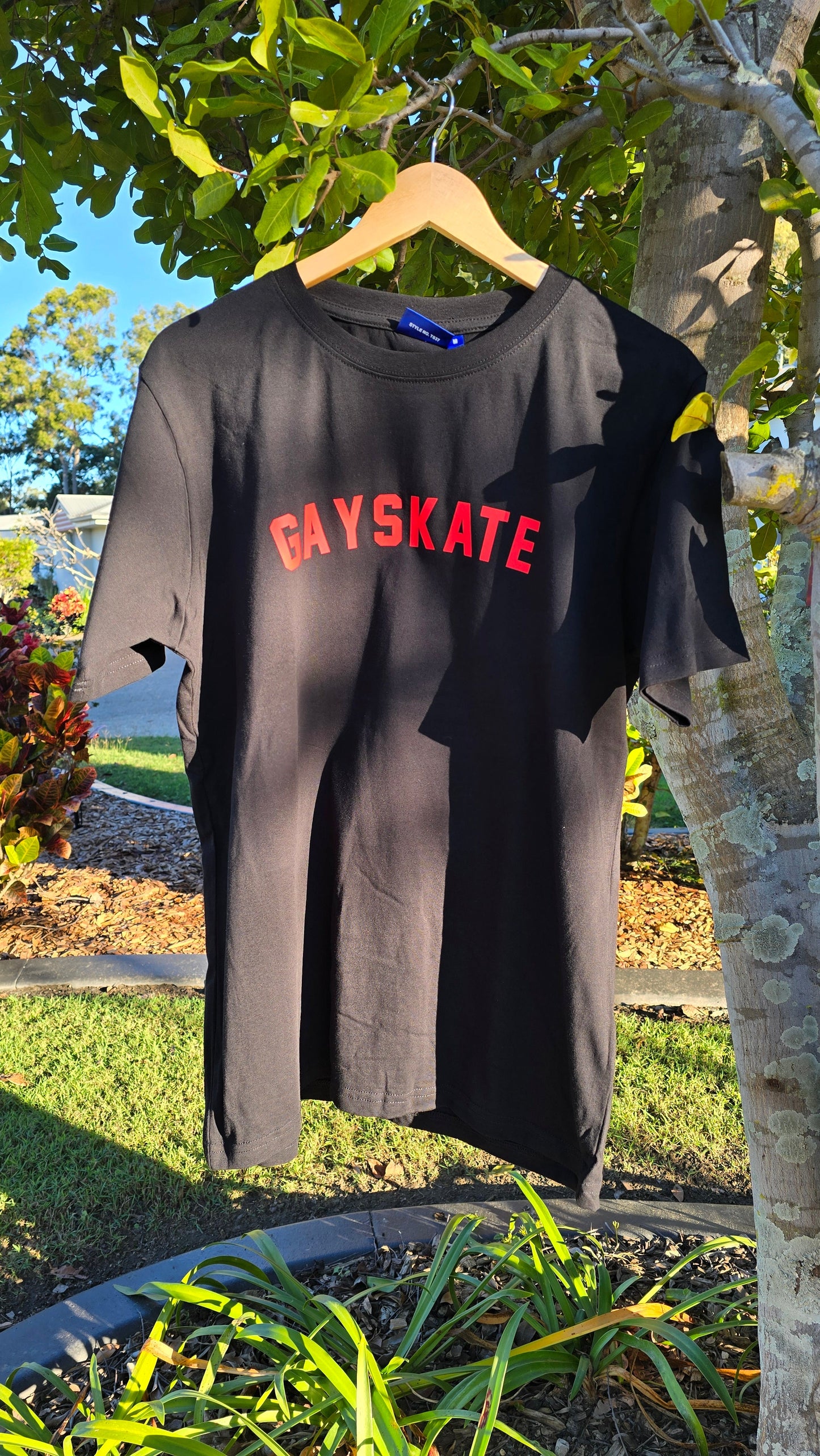 Gay Skate 1982 Retro - Local hand pressed t - shirt - Gay SkateGay Skate 1982 Retro - Local hand pressed t - shirtGay SkateGay Skate