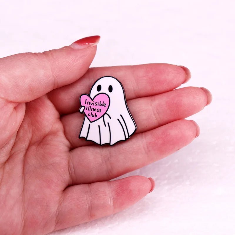 Cute badge for chronic illness, disability pride