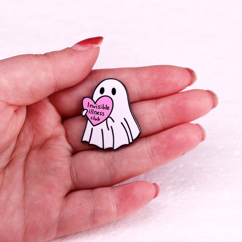 Hidden Disability Awareness ghost badge - Gay SkateHidden Disability Awareness ghost badgeskate accessoriesGay SkateGay Skate<none>