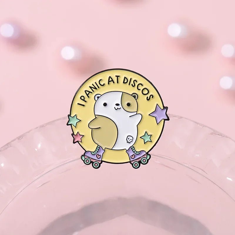 I Panic At Discos skating hampster enamel pin - Gay SkateI Panic At Discos skating hampster enamel pinskate accessoriesGay SkateGay Skate200001033:200003764#XZ9794