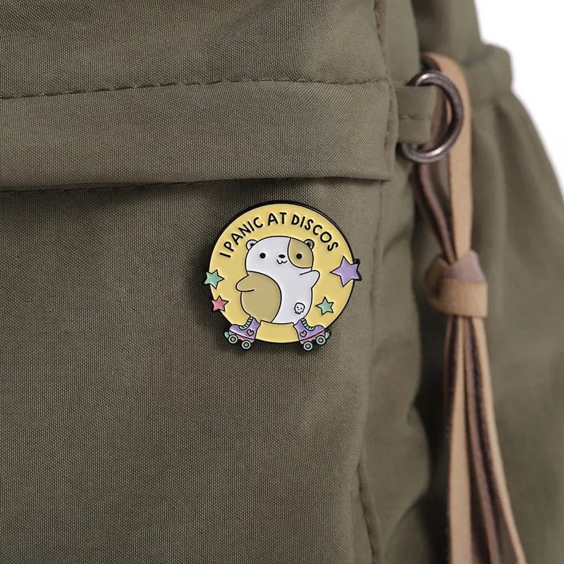 I Panic At Discos skating hampster enamel pin - Gay SkateI Panic At Discos skating hampster enamel pinskate accessoriesGay SkateGay Skate200001033:200003764#XZ9794