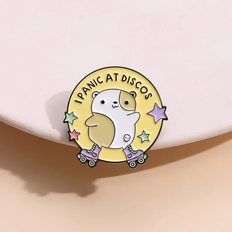 I Panic At Discos skating hampster enamel pin - Gay SkateI Panic At Discos skating hampster enamel pinskate accessoriesGay SkateGay Skate200001033:200003764#XZ9794