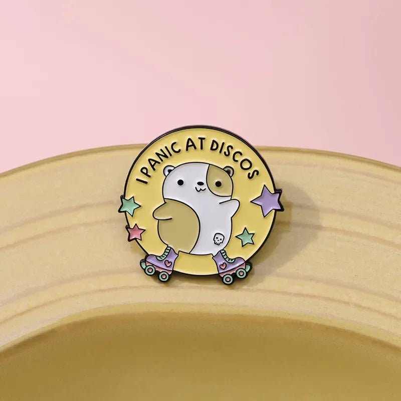 I Panic At Discos skating hampster enamel pin - Gay SkateI Panic At Discos skating hampster enamel pinskate accessoriesGay SkateGay Skate200001033:200003764#XZ9794