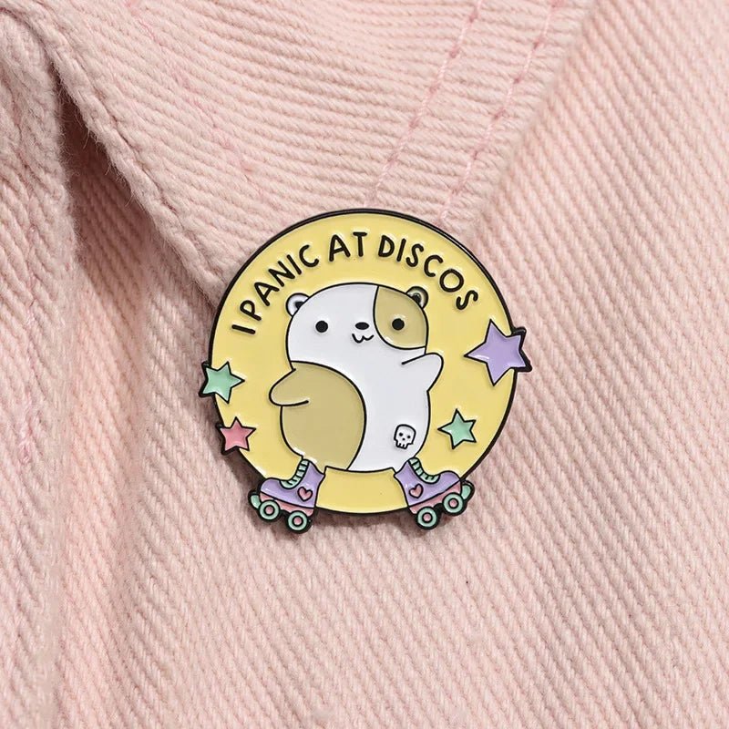 I Panic At Discos skating hampster enamel pin - Gay SkateI Panic At Discos skating hampster enamel pinskate accessoriesGay SkateGay Skate200001033:200003764#XZ9794