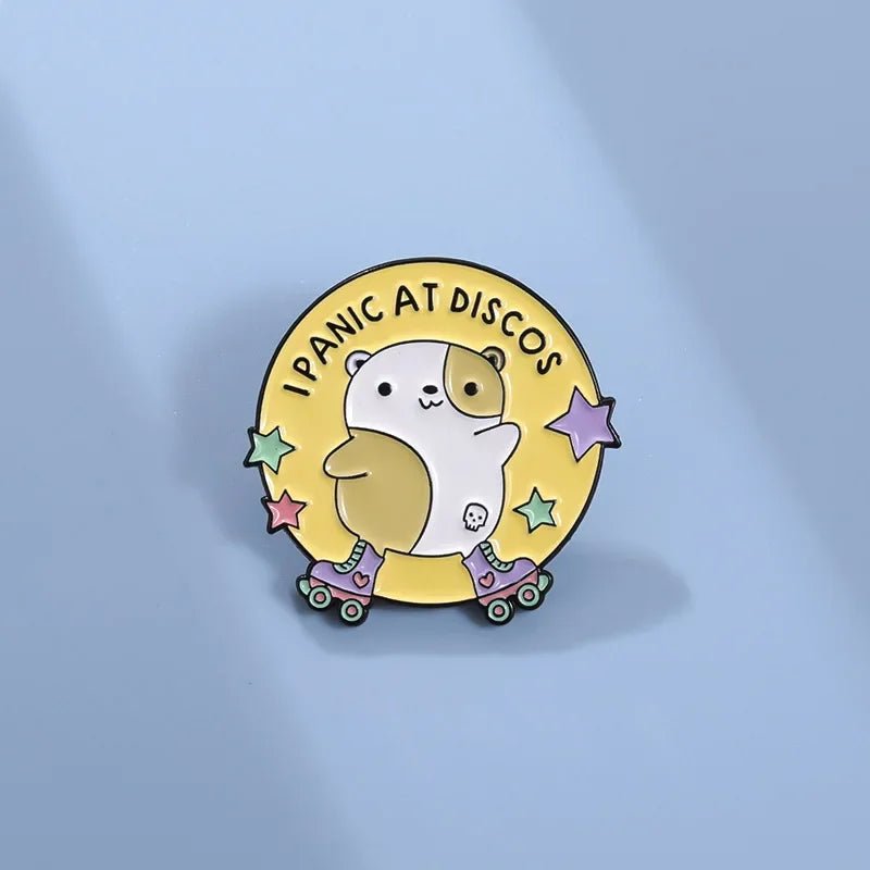I Panic At Discos skating hampster enamel pin - Gay SkateI Panic At Discos skating hampster enamel pinskate accessoriesGay SkateGay Skate200001033:200003764#XZ9794
