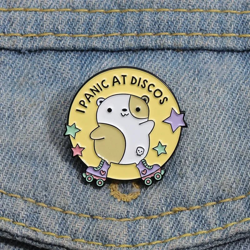 I Panic At Discos skating hampster enamel pin - Gay SkateI Panic At Discos skating hampster enamel pinskate accessoriesGay SkateGay Skate200001033:200003764#XZ9794