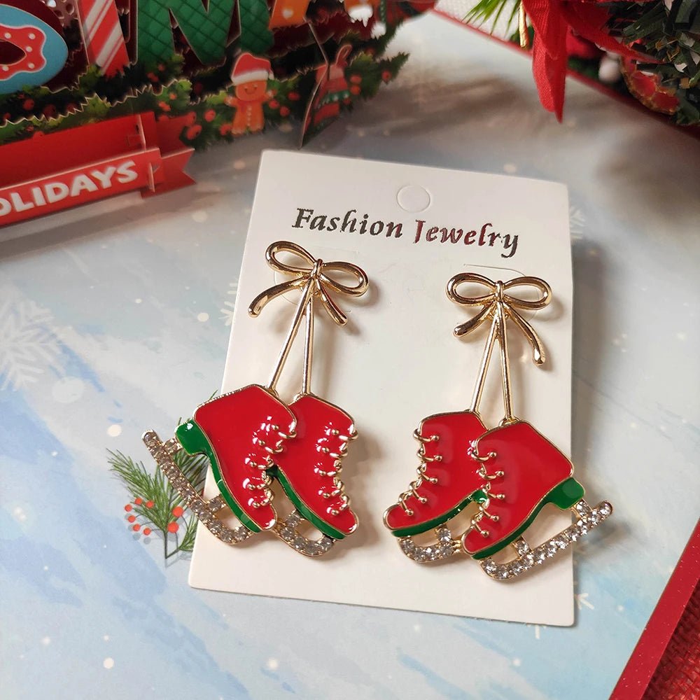 Ice Skates enamel earrings - Gay SkateIce Skates enamel earringsskate accessoriesGay SkateGay Skate200001034:5740#pink