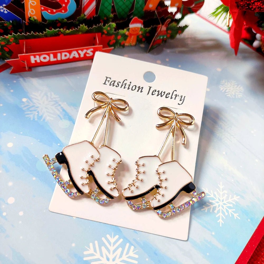 Ice Skates enamel earrings - Gay SkateIce Skates enamel earringsskate accessoriesGay SkateGay Skate200001034:361180#white