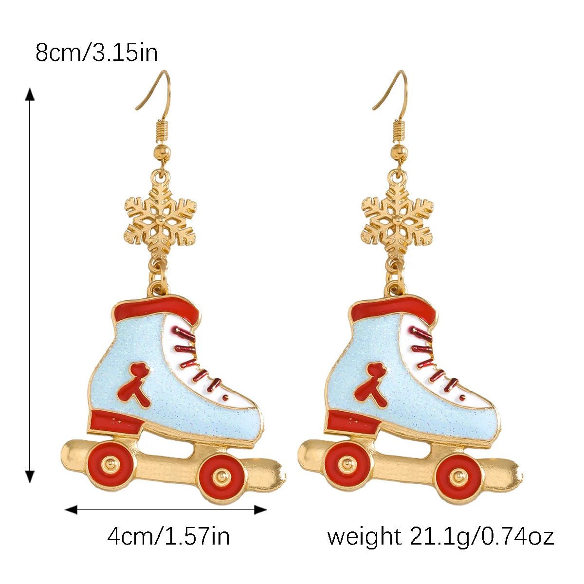 Ice Skates enamel earrings - Gay SkateIce Skates enamel earringsskate accessoriesGay SkateGay Skate200001034:5740#pink