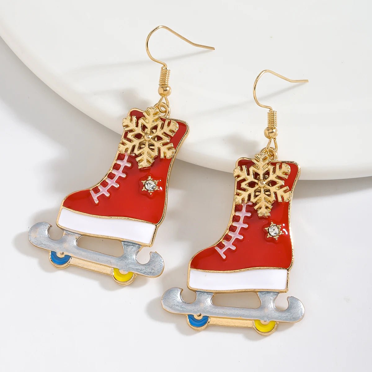 Ice Skates enamel earrings - Gay SkateIce Skates enamel earringsskate accessoriesGay SkateGay Skate200001034:865#Style 2