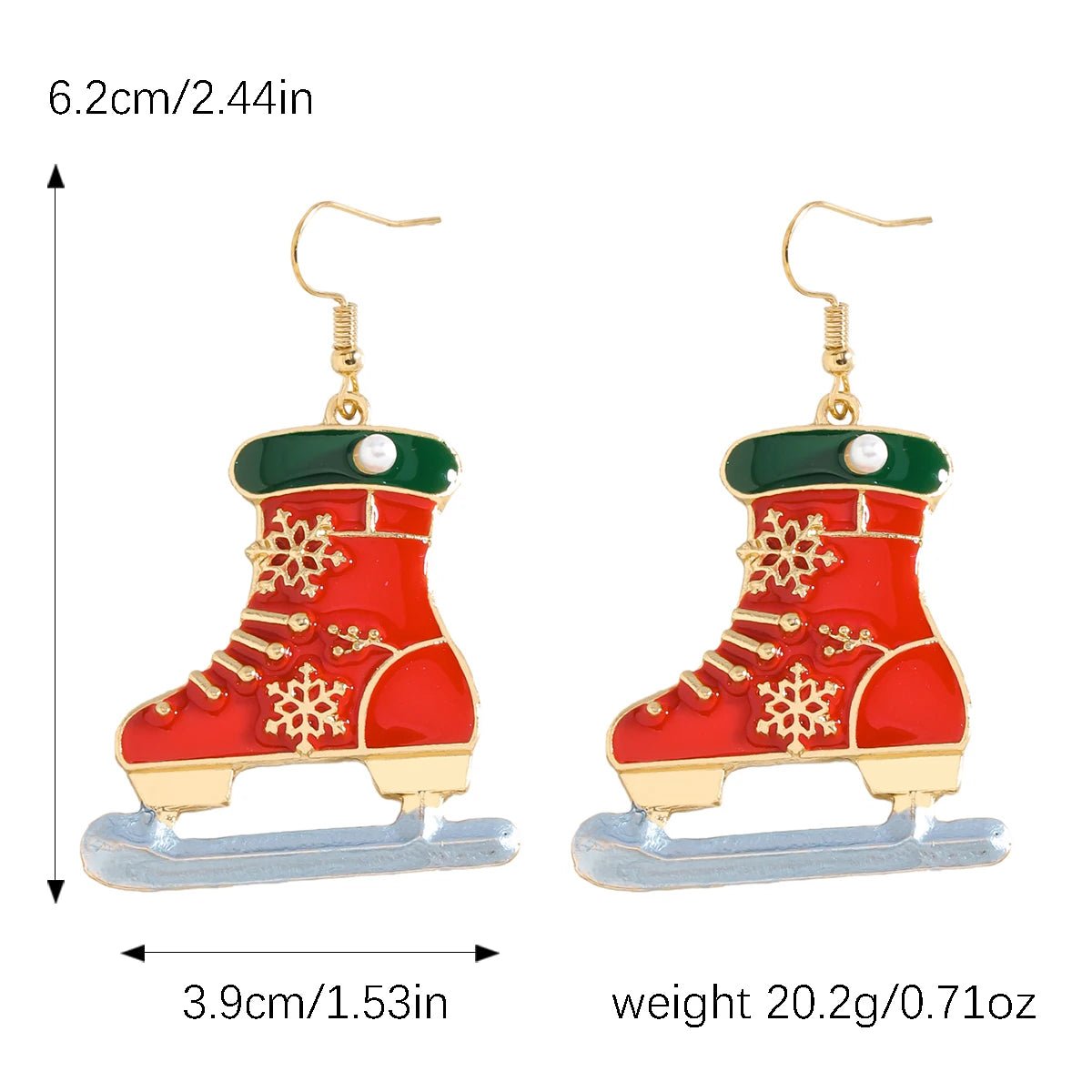 Ice Skates enamel earrings - Gay SkateIce Skates enamel earringsskate accessoriesGay SkateGay Skate200001034:5740#pink