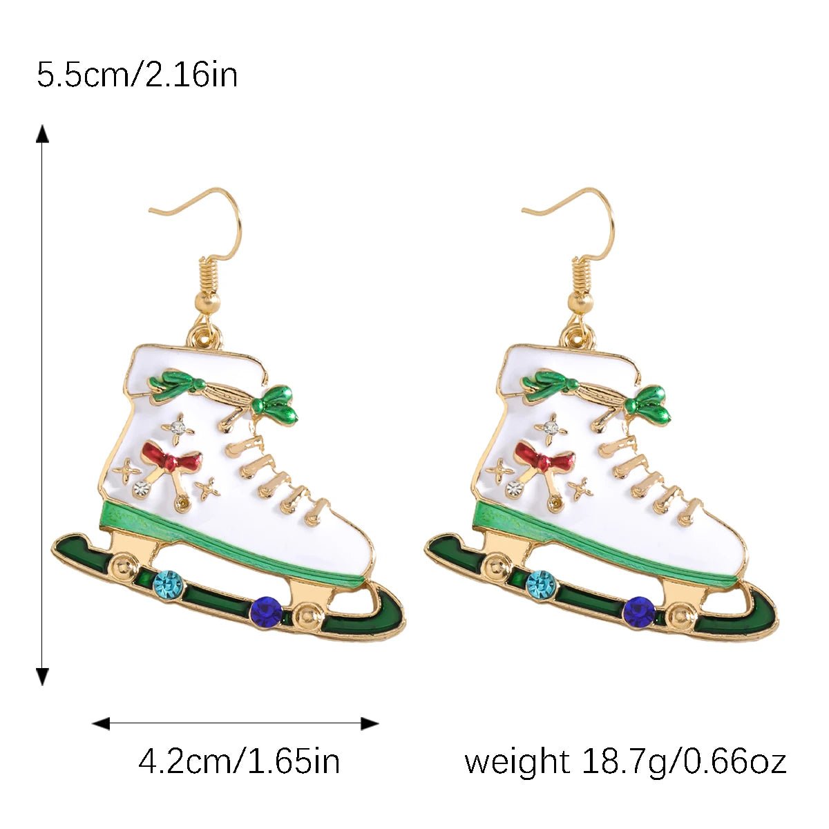 Ice Skates enamel earrings - Gay SkateIce Skates enamel earringsskate accessoriesGay SkateGay Skate200001034:5740#pink