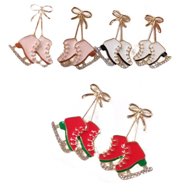 Ice Skates enamel earrings - Gay SkateIce Skates enamel earringsskate accessoriesGay SkateGay Skate200001034:5740#pink