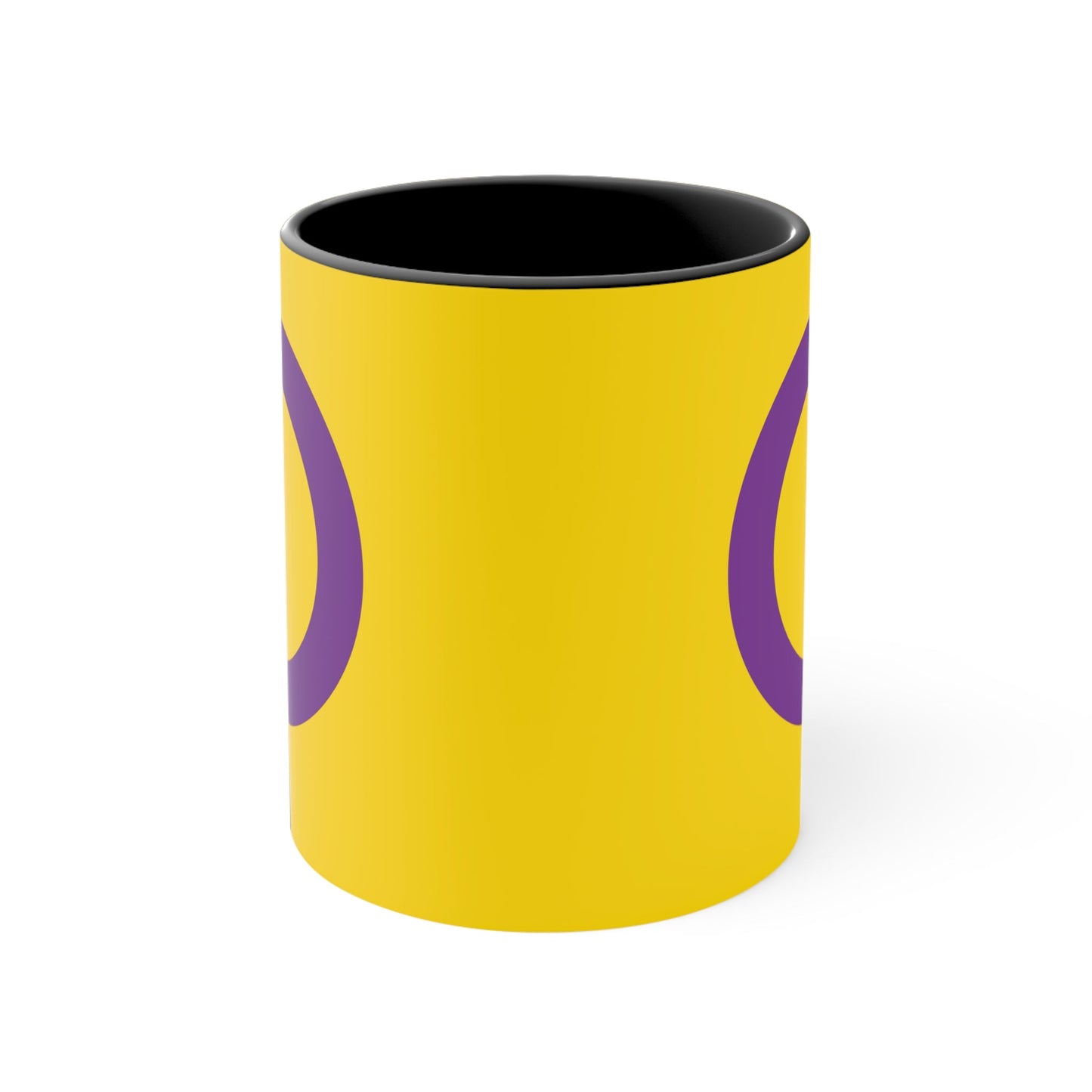 Intersex pride flag colourful accent mug