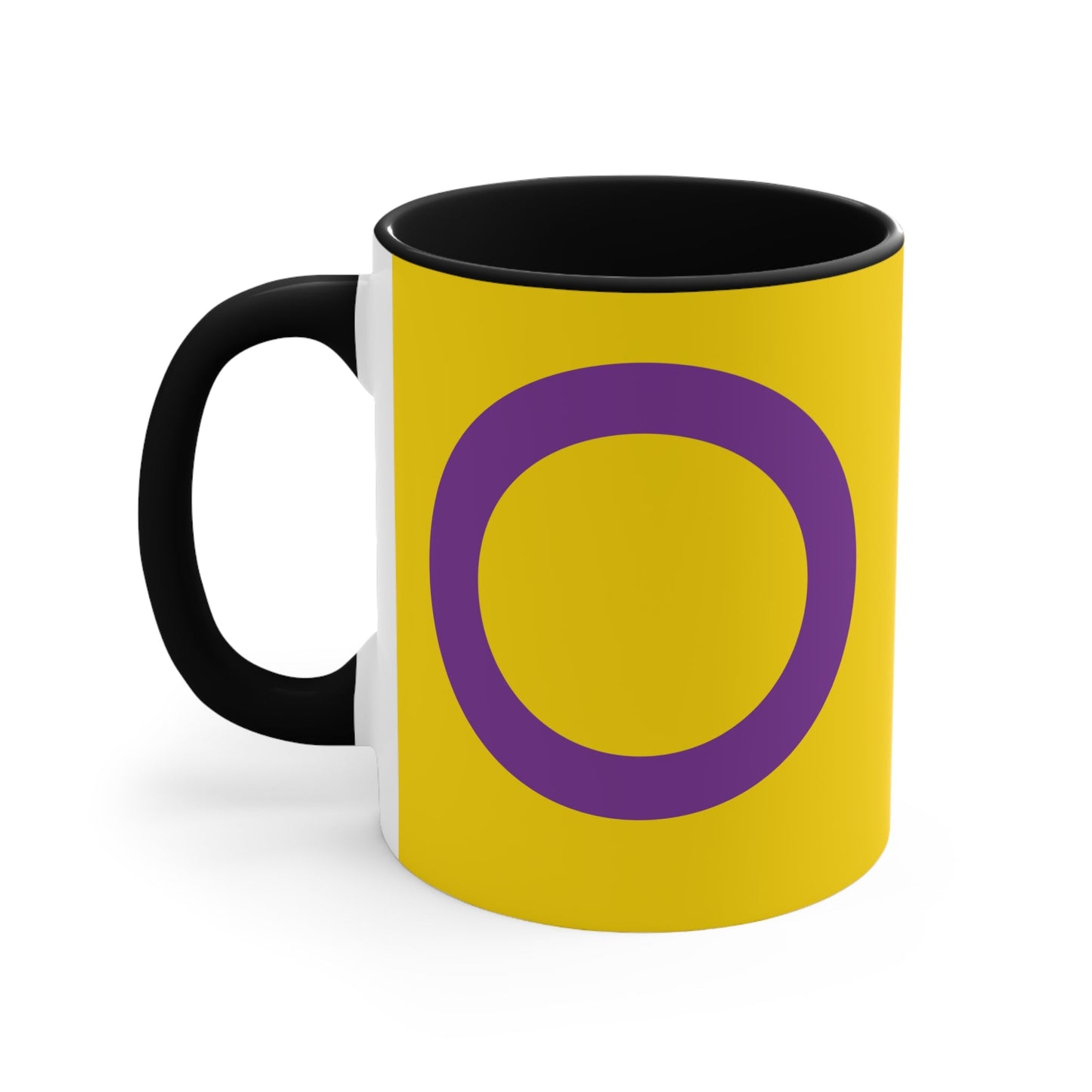 Intersex pride flag colourful accent mug
