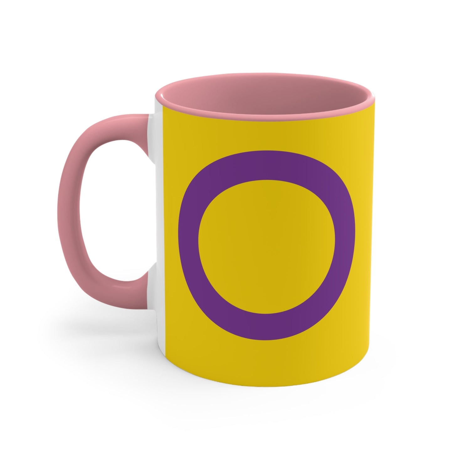 Intersex pride flag colourful accent mug