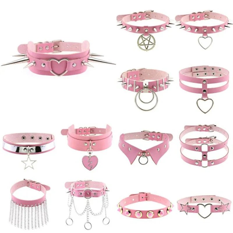 Kawaii Pink Choker Collar - lots of design choices - Gay SkateKawaii Pink Choker Collar - lots of design choicesskate accessoriesGay SkateGay Skate200001034:361188#P098 pink