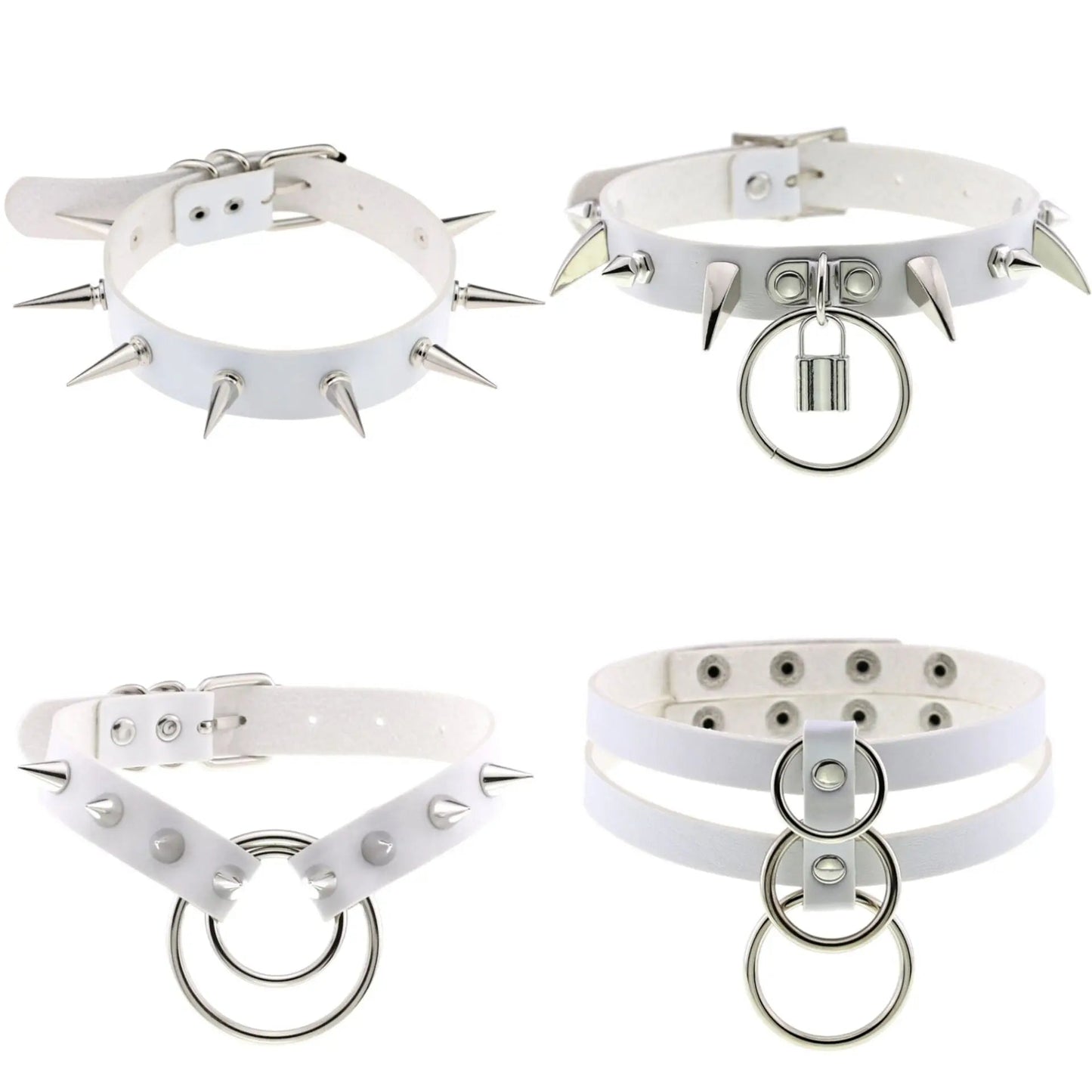 Kawaii White Choker Collar - lots of design choices - Gay SkateKawaii White Choker Collar - lots of design choicesskate accessoriesGay SkateGay Skate200001034:200005183#P013 white