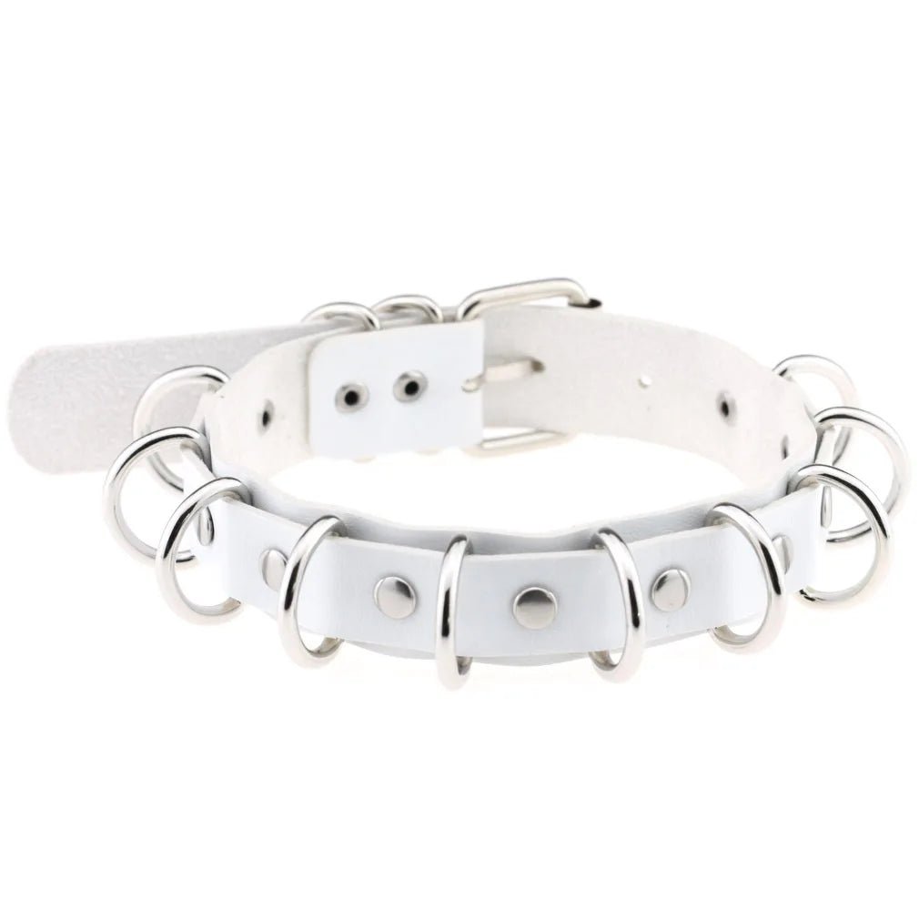 Kawaii White Choker Collar - lots of design choices - Gay SkateKawaii White Choker Collar - lots of design choicesskate accessoriesGay SkateGay Skate200001034:175#P003 white