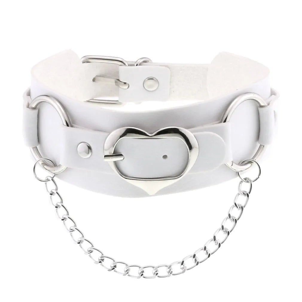 Kawaii White Choker Collar - lots of design choices - Gay SkateKawaii White Choker Collar - lots of design choicesskate accessoriesGay SkateGay Skate200001034:200005183#P013 white