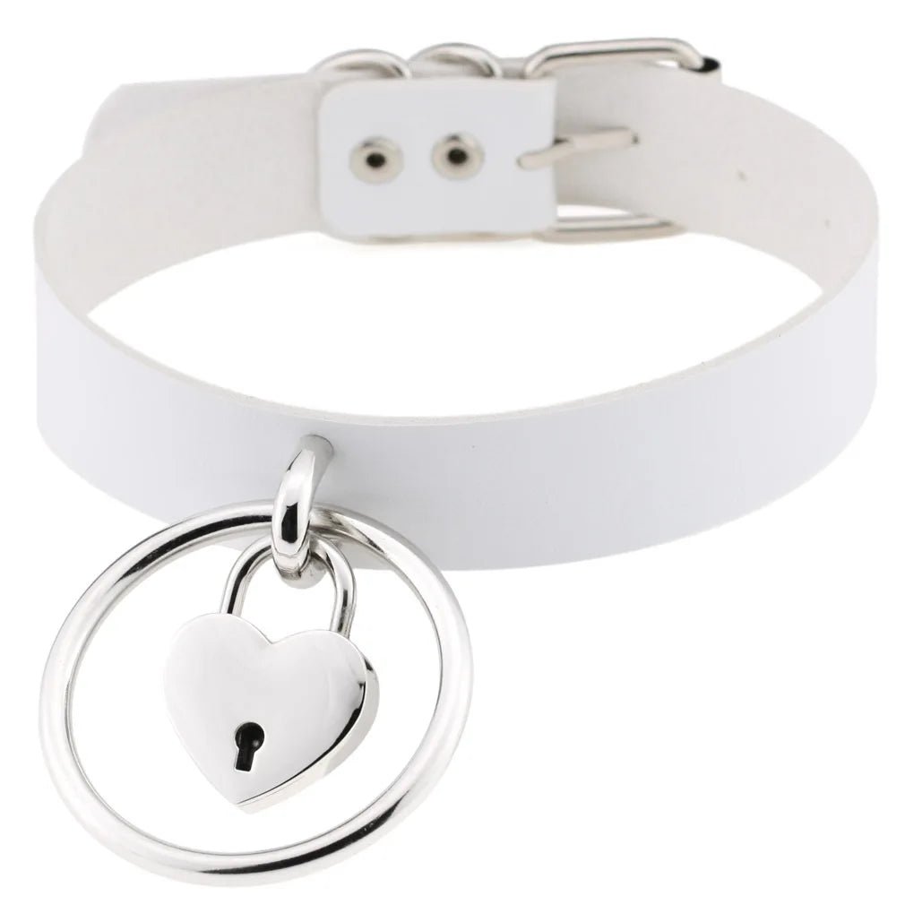 Kawaii White Choker Collar - lots of design choices - Gay SkateKawaii White Choker Collar - lots of design choicesskate accessoriesGay SkateGay Skate200001034:175#P003 white